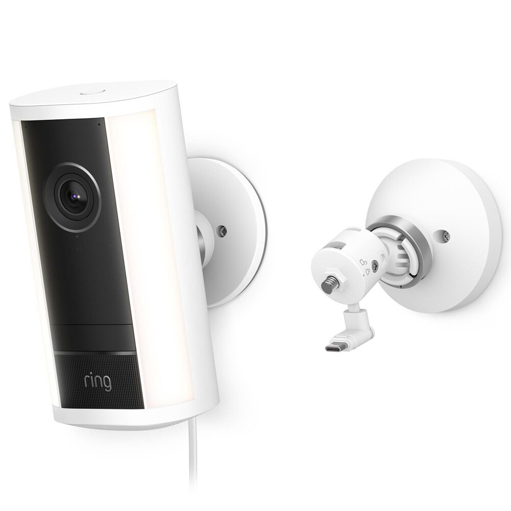 Ring Spotlight Cam Pro (2nd Gen) Power Over Ethernet with Retinal 4K in White, , large