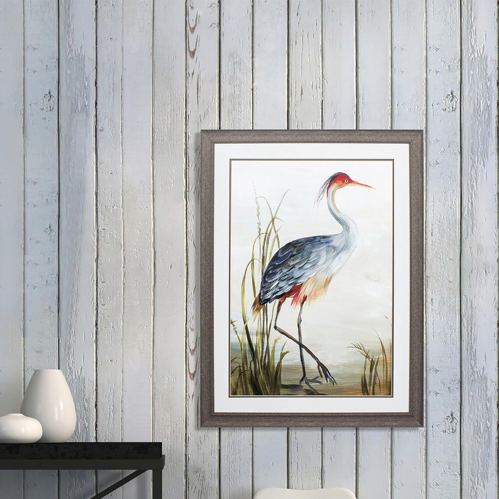 Propac "Gray Heron" Wall Art in Blue, , large