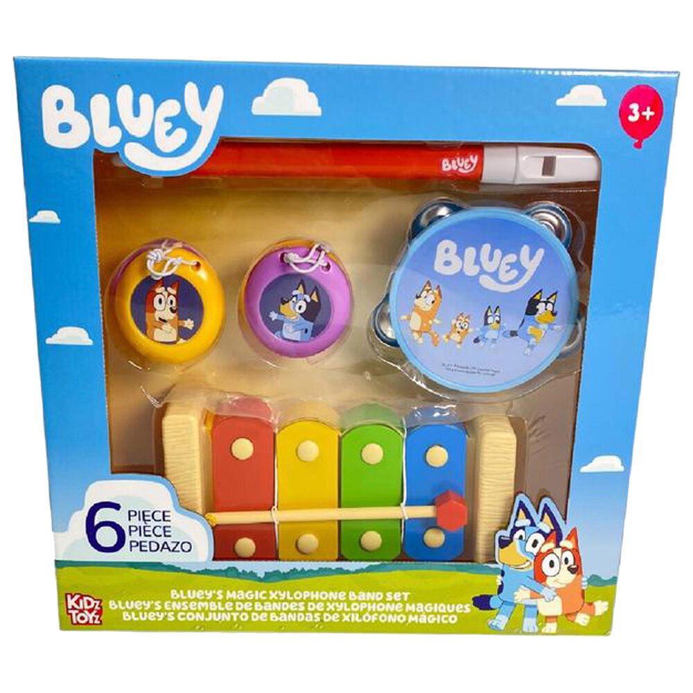 Bluey 6-Piece Magic Xylophone Band Set, , large