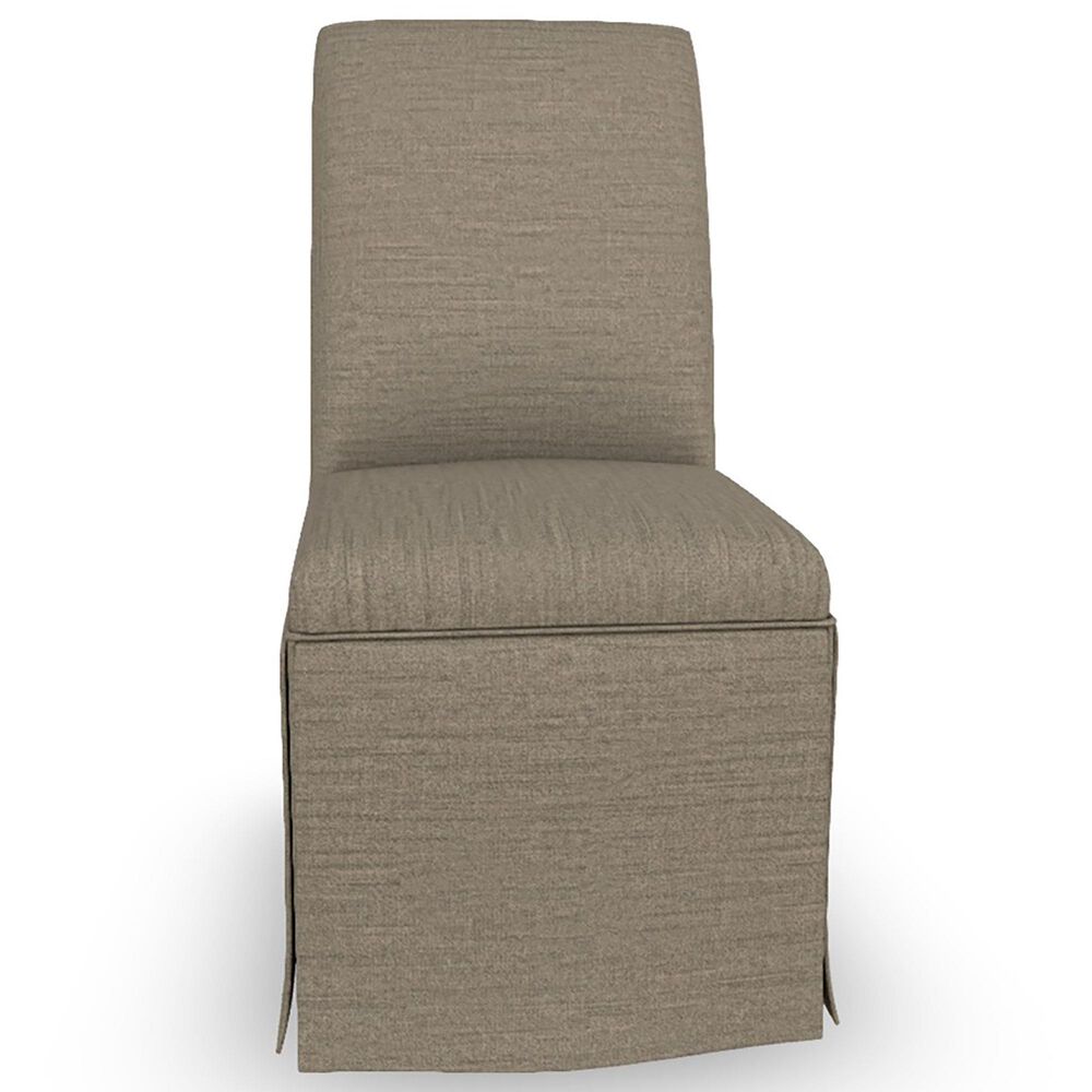 Best Home Furnishings Hazel Formal Parsons Chair in Taupe Shop NFM