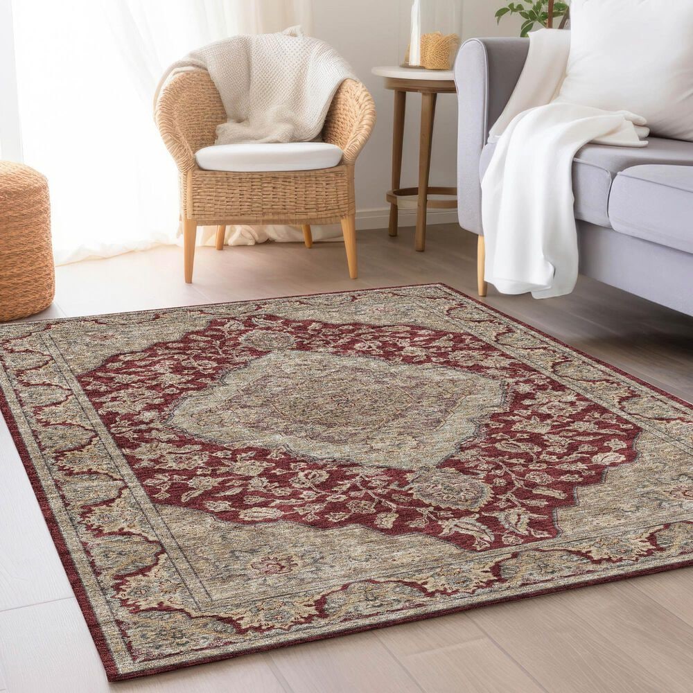 Dalyn Rug Company Hatay 5&#39; x 7&#39;6&quot; Garnet Area Rug, , large