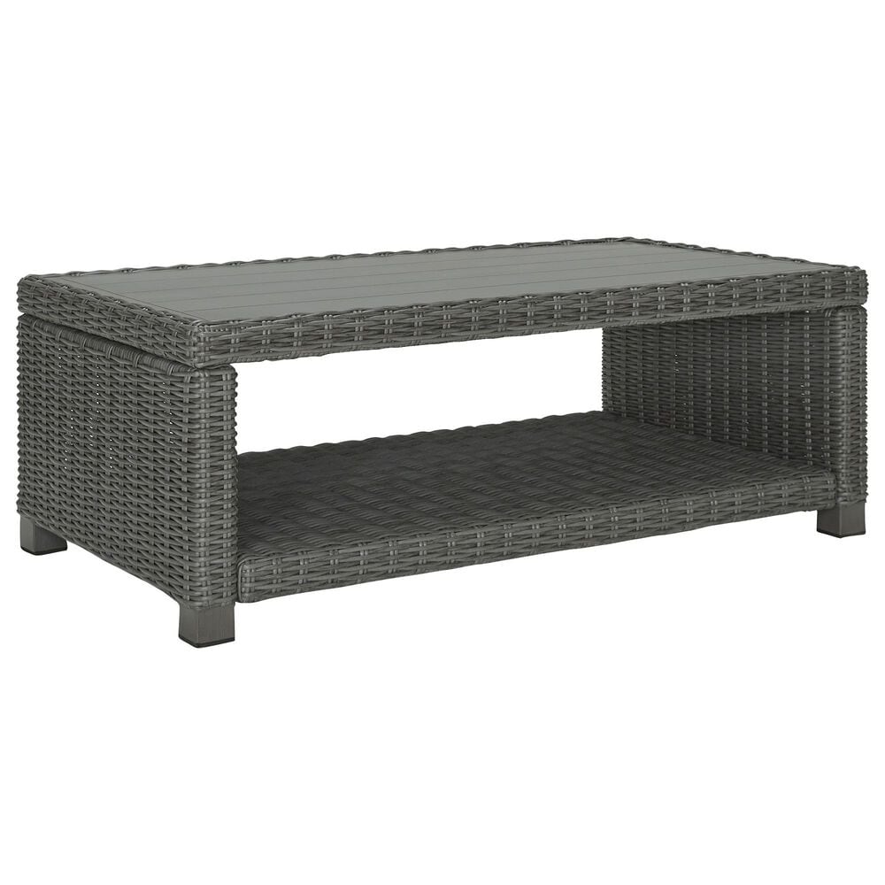 Ashley Elite Park Patio Coffee Table in Gray - Table Only, , large