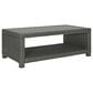 Ashley Elite Park Patio Coffee Table in Gray - Table Only, , large