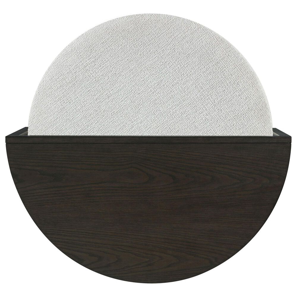 Crystal City Florence Nesting Cocktail Table with Castered Ottoman in Black, , large