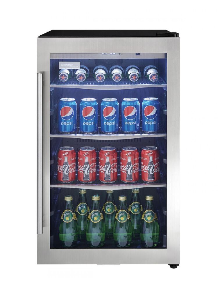 Danby 4.3 Cu. Ft. Free-Standing Beverage Center in Stainless Steel, , large