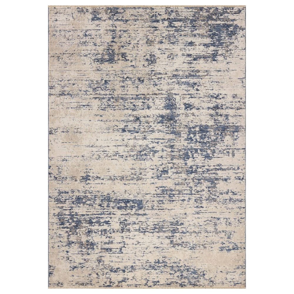 Loloi Nellie Dove and Blue 2" x 3" Area Rug, , large
