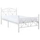 Modway Cottage Twin Platform Bed in White, , large