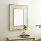 Maple and Jade 28" x 36" Wall Mirror in White and Brown, , large