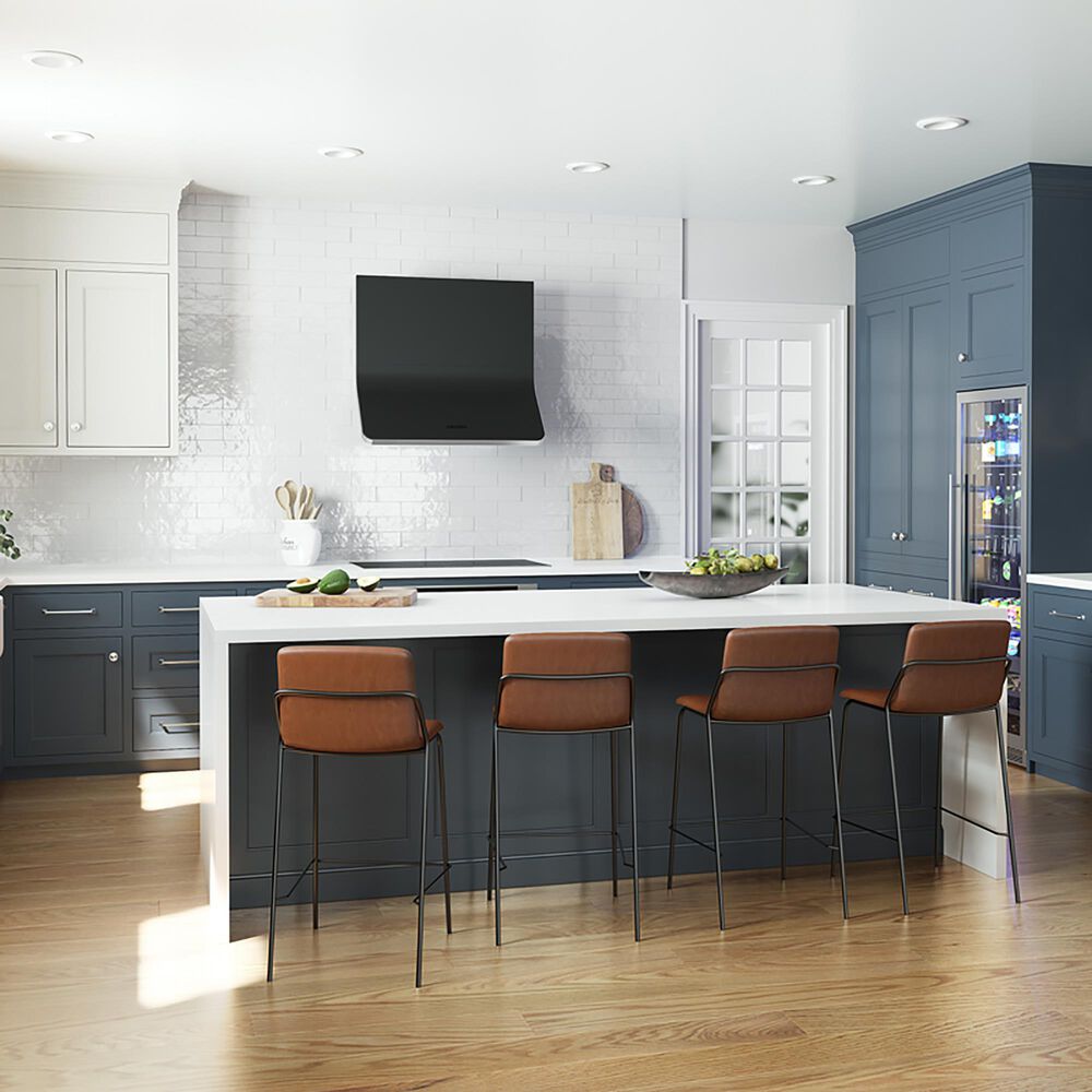 Zephyr Horizon 36&quot; Wall Mount Range Hood in Black, , large