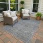 Dalyn Rug Company Soft Essentials Solid Gray 3" x 5" Indoor/Outdoor Area Rug, , large