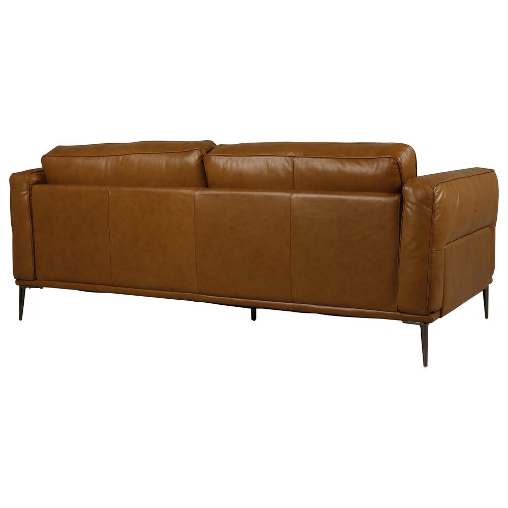 Superb Leather Leather Stationary Sofa in Newport Tan, , large