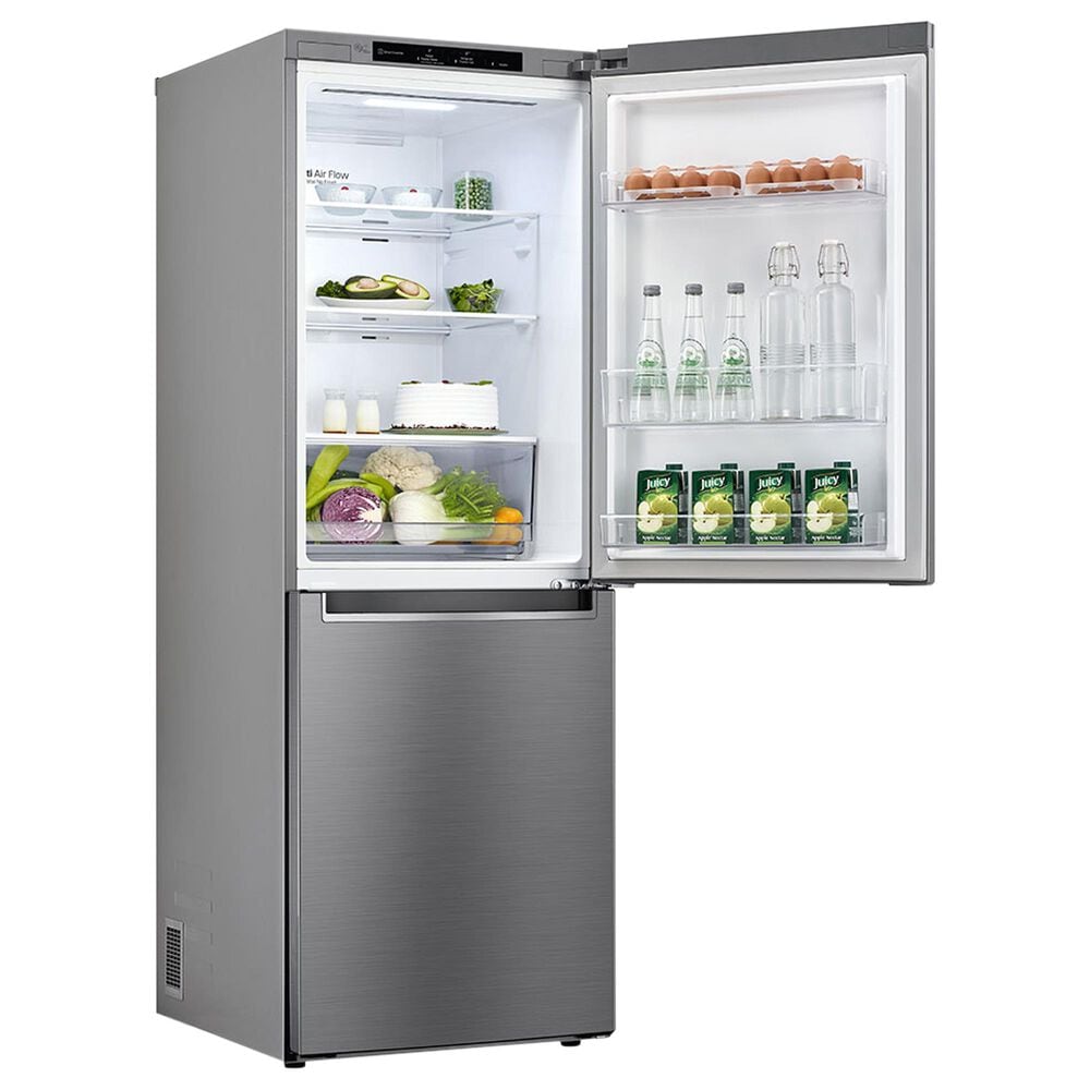 LG 11 Cu. Ft. Counter-Depth Bottom Freezer Refrigerator in Stainless Steel, , large