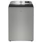Maytag 5.3 Cu. Ft. Smart Pet Pro Top Load Impeller Washer and 7.4 Cu. Ft. Gas Smart Top Load Dryer Laundry Pair in Classic Silver, , large