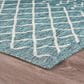 L&R Resources Sun Shower 3" x 5" Blue and Gray Indoor/Outdoor Area Rug, , large
