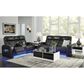 Ashley Boyington Power Reclining Sofa in Black, , large