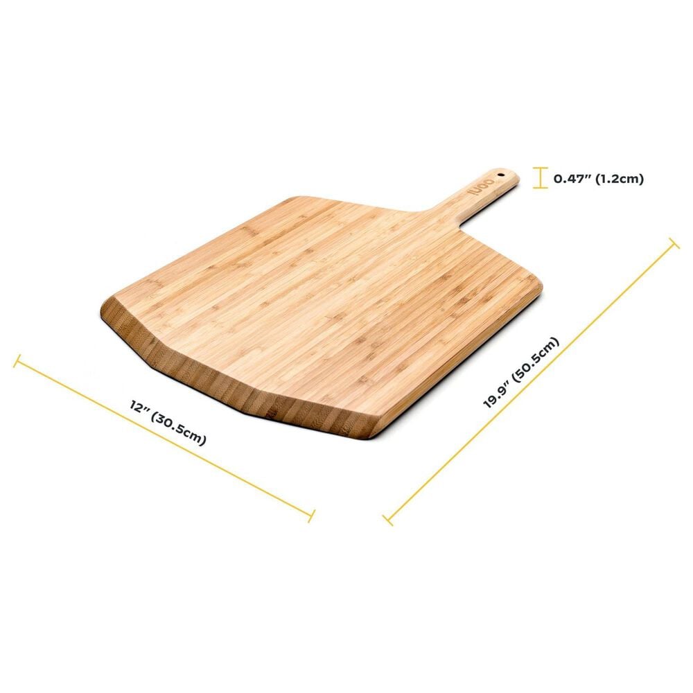Ooni 12&quot; Bamboo Pizza Peel and Serving Board in Brown, , large