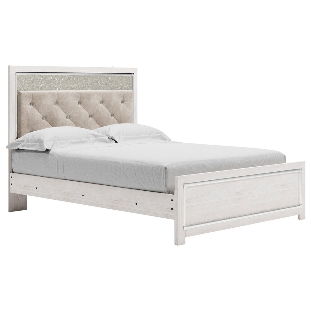 Ashley Altyra 4-Piece Queen Upholstered Bed Set in White, , large