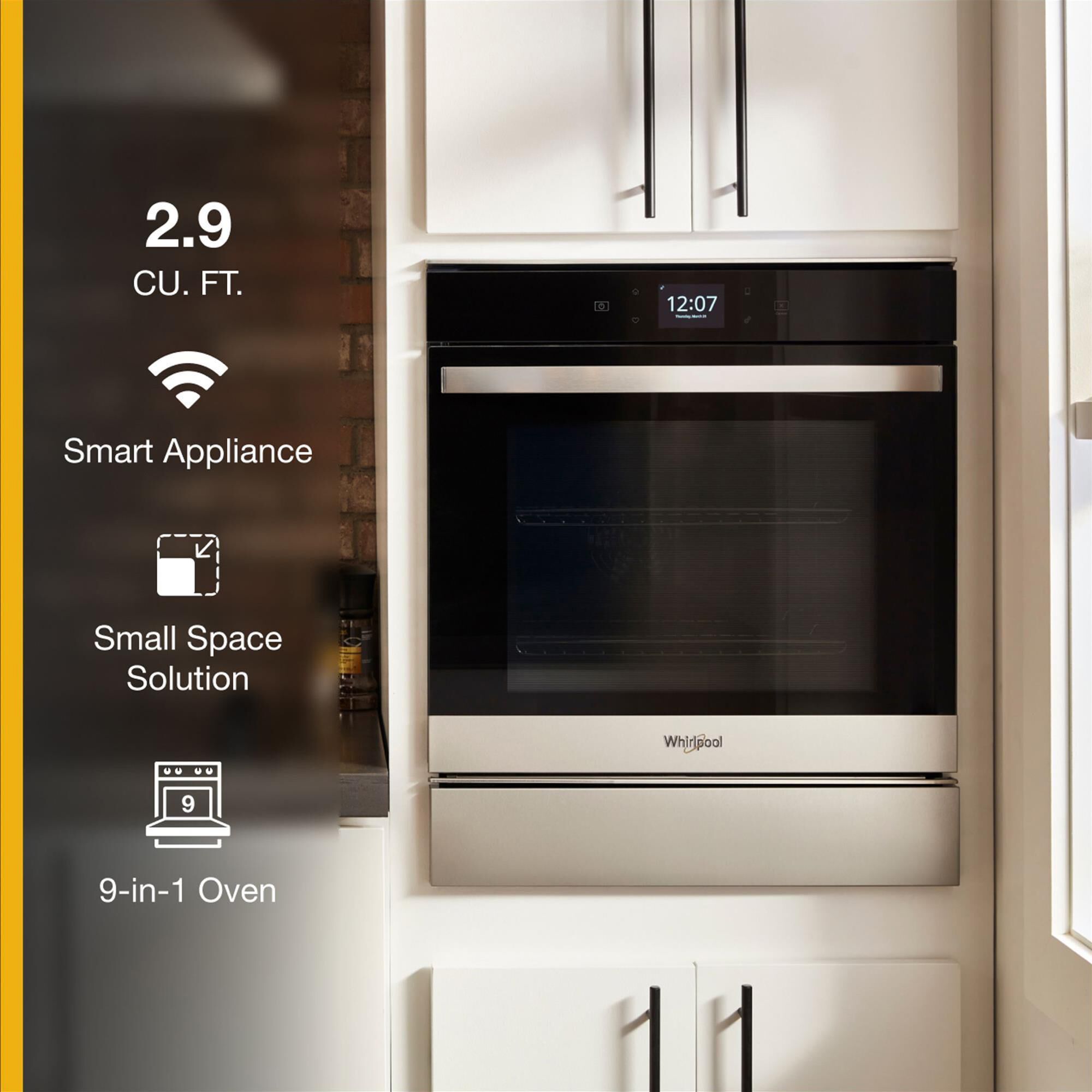 Small single outlet wall oven