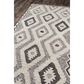 Novogratz Indio IND-5 2" x 3" Black Area Rug, , large