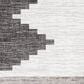 Surya Eagean EAG-2356 Black, Off-White and Charcoal 2"7" x 12" Indoor/Outdoor Runner, , large