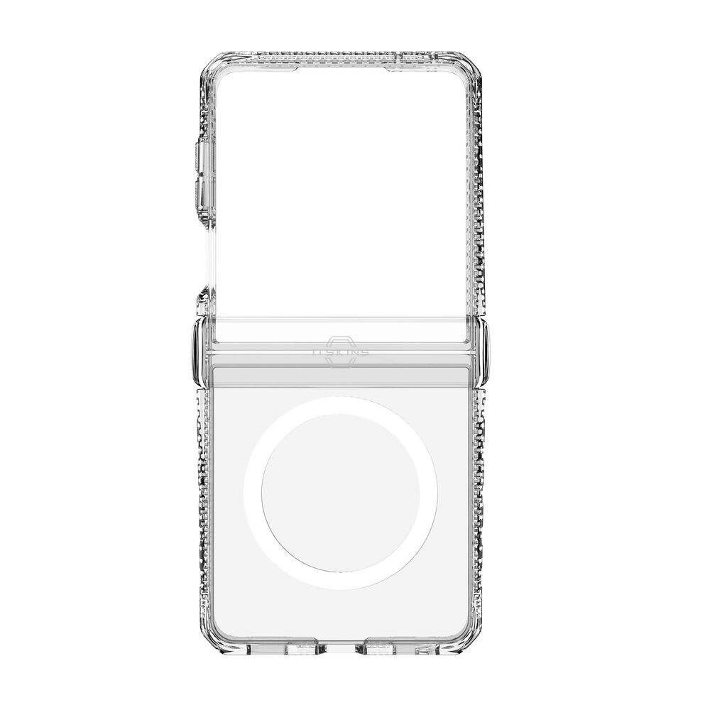 ITSkins Hybrid_R Clear MagSafe Case for Samsung Galaxy Z Flip8 in Transparent, , large