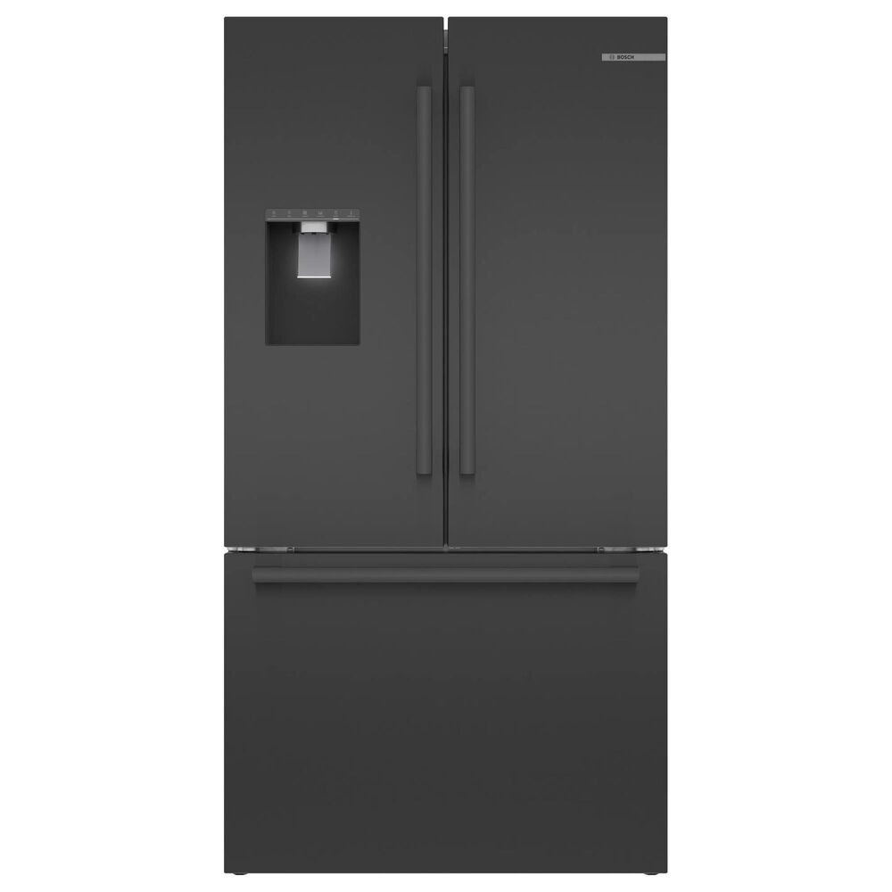 Bosch 36" French Door Bottom Mount Refrigerator in Black Stainless
