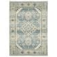 Oriental Weavers Branson 6"7" x 9"2" Blue and Beige Area Rug, , large