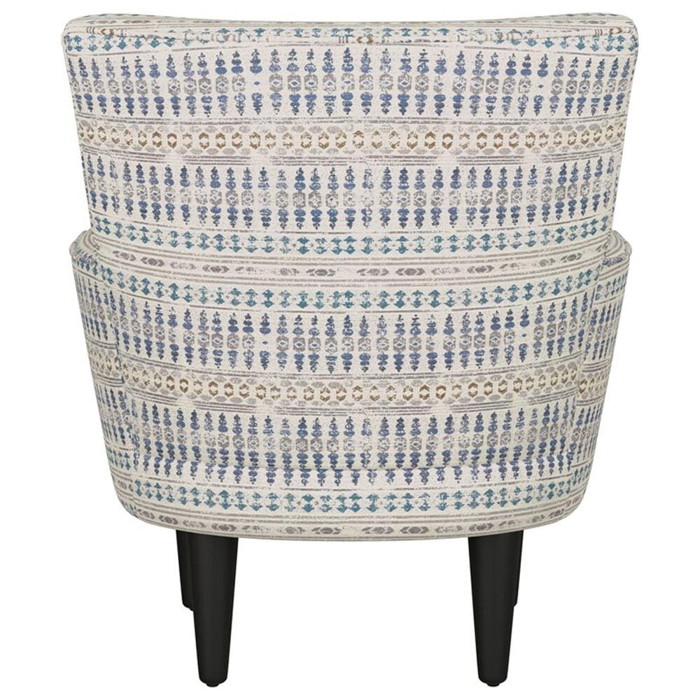 Emerald Home Furnishings Flower Power Accent Chair in Blue Cadet, , large