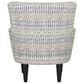 Emerald Home Furnishings Flower Power Accent Chair in Blue Cadet, , large