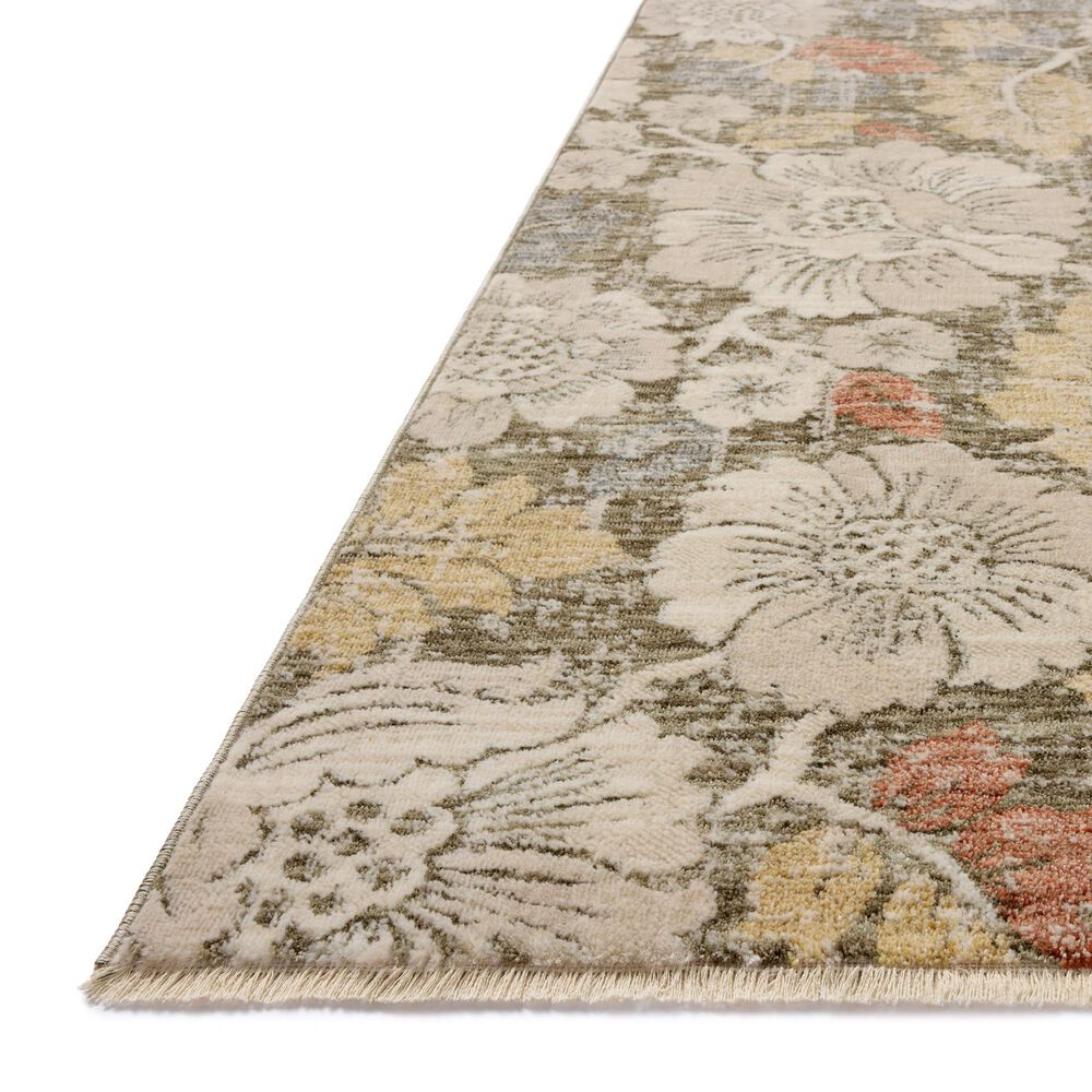 Loloi Eileen Olive and Multicolor 2&#39; x 3&#39; Area Rug, , large