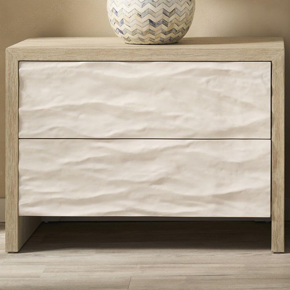 Furniture Worldwide Oasis 2-Drawer Chest in Dockside and White, , large