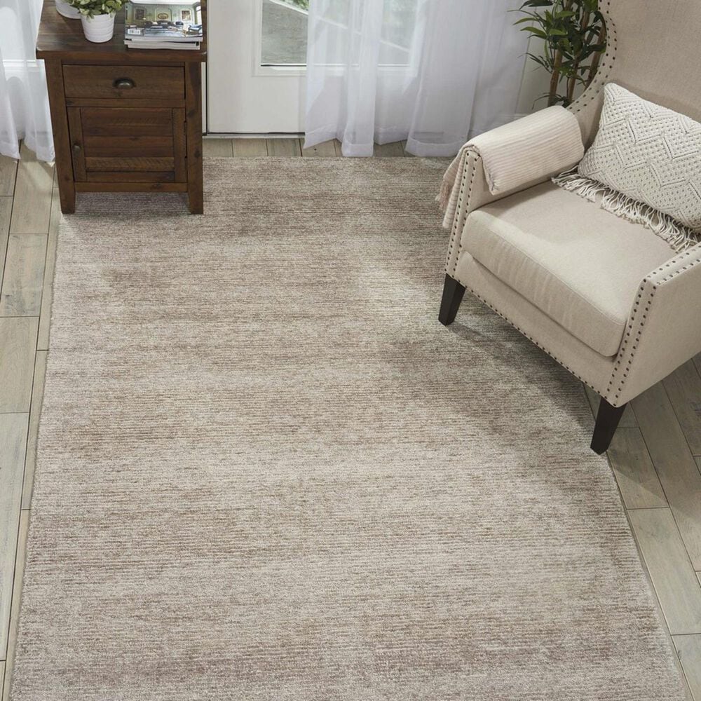 Nourison Weston WES01 5"3" x 7"5" Oatmeal Area Rug, , large