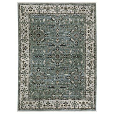 Oriental Weavers Keira KEI07 Blue and Green 9"10" x 12"10" Area Rug, , large