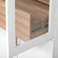 HOMLUX 71" Tall Arched Kitchen Pantry Cabinet with Door Shelves, Farmhouse Kitchen Storage Cabinet with Open & Adjustable Shelves, Hidden Drawer & Glass Door, Cupboard for Kitchen, Dining Room, White, , large