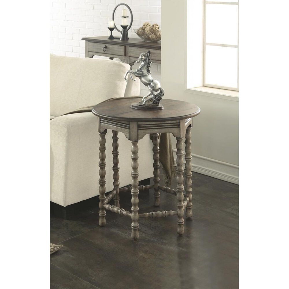 Flexsteel Plymouth Lamp Table in Whitewash, , large