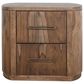 Fallridge Balam 2-Drawer Nightstand in Natural Teak, , large