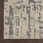 Nourison Silk Shadows 2"3" x 8" Ivory and Grey Runner, , large