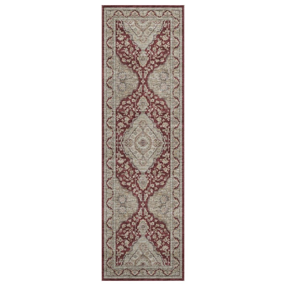Dalyn Rug Company Hatay HY3 2"3" x 7"6" Garnet Runner, , large