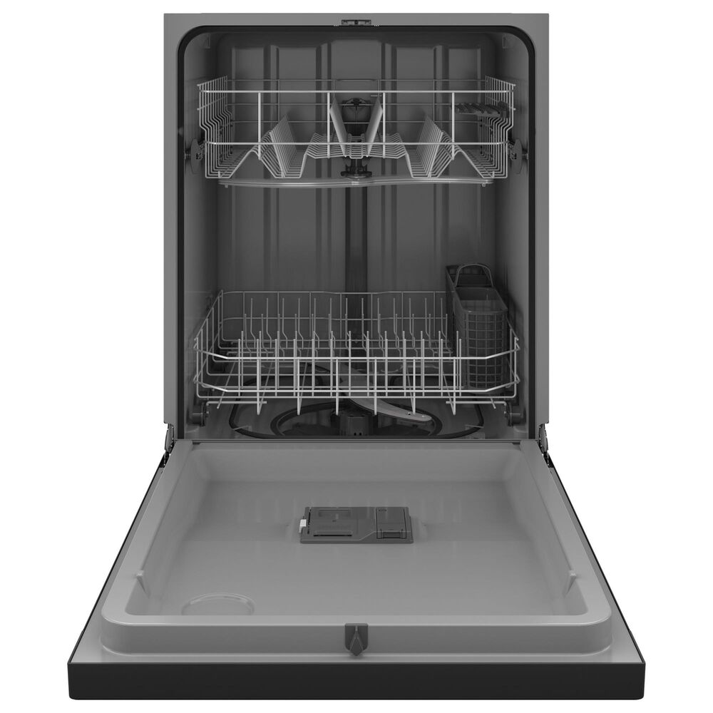 GE Appliances 24 " Built-In Dishwasher with Steam + Sanitize in Black, , large