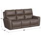 Flexsteel Carter Power Reclining Sofa with Power Headrest and Lumbar in Cappuccino, , large
