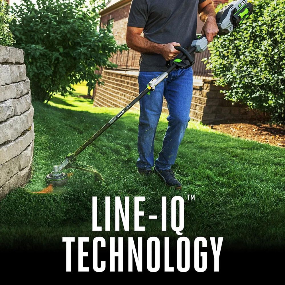EGO EGO Power+ 17" LINE IQ Multi-Head String Trimmer with POWERLOAD and Carbon Fiber Shaft 5.0Ah Battery PLUS POWER+ CARBON FIBER 8"EDGER ATTACHMENT, , large