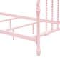 Furniture of America Wren Twin Spindle Kids Bed in Pink, , large