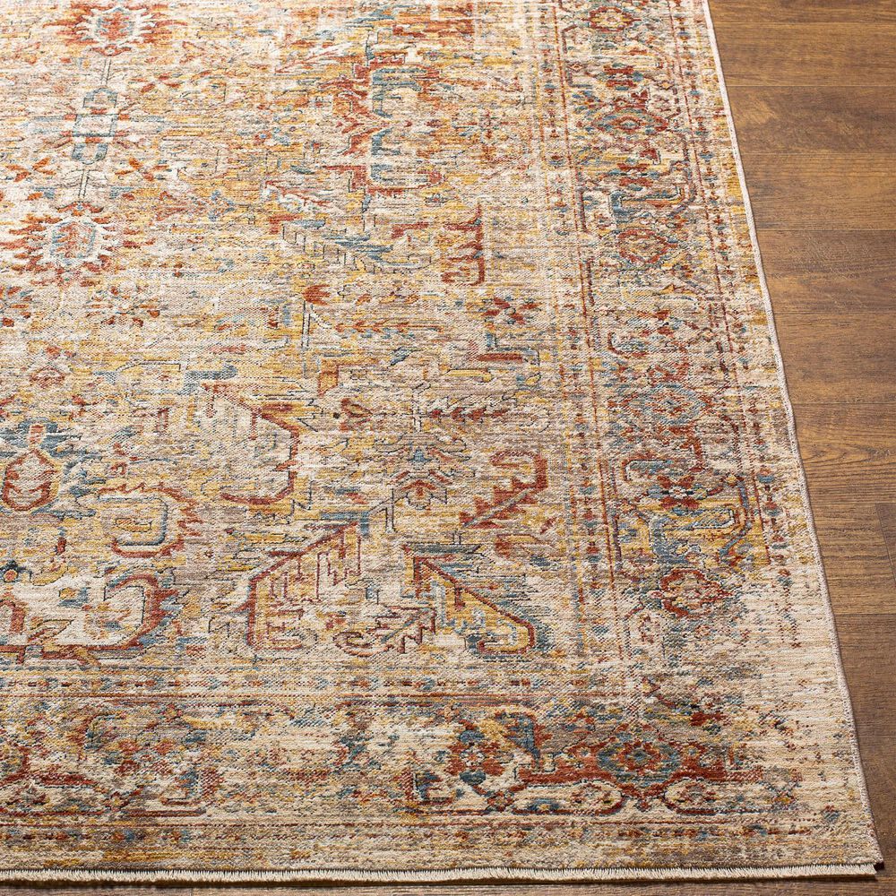 Surya Aspendos 9&#39; x 12&#39;2&quot; Gray, Charcoal, Taupe, Dusty Pink, Rust, Burgandy, Mustard, Blue, Black and Cream Area Rug, , large