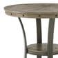 Linon Home Decor Franklin Bar Height Pub Table in Pewter and Grey Wash - Table Only, , large