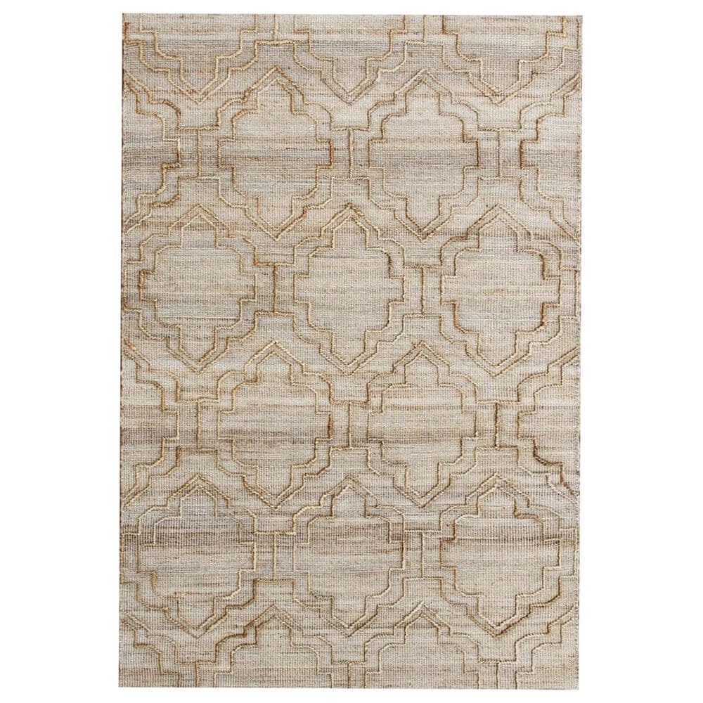 L&R Resources Maples Geometric 5" x 7"9" Natural Area Rug, , large