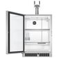 DCS 24" Left Hinge Outdoor Beer Dispenser with Dual Tap in Stainless Steel, , large