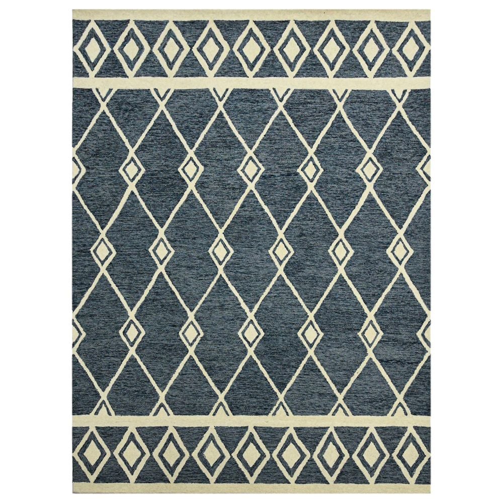 Amer Rugs Vista 8" x 10" Navy Area Rug, , large