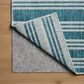 Loloi Easton Teal and Fog 2"3" x 3"9" Indoor/Outdoor Area Rug, , large