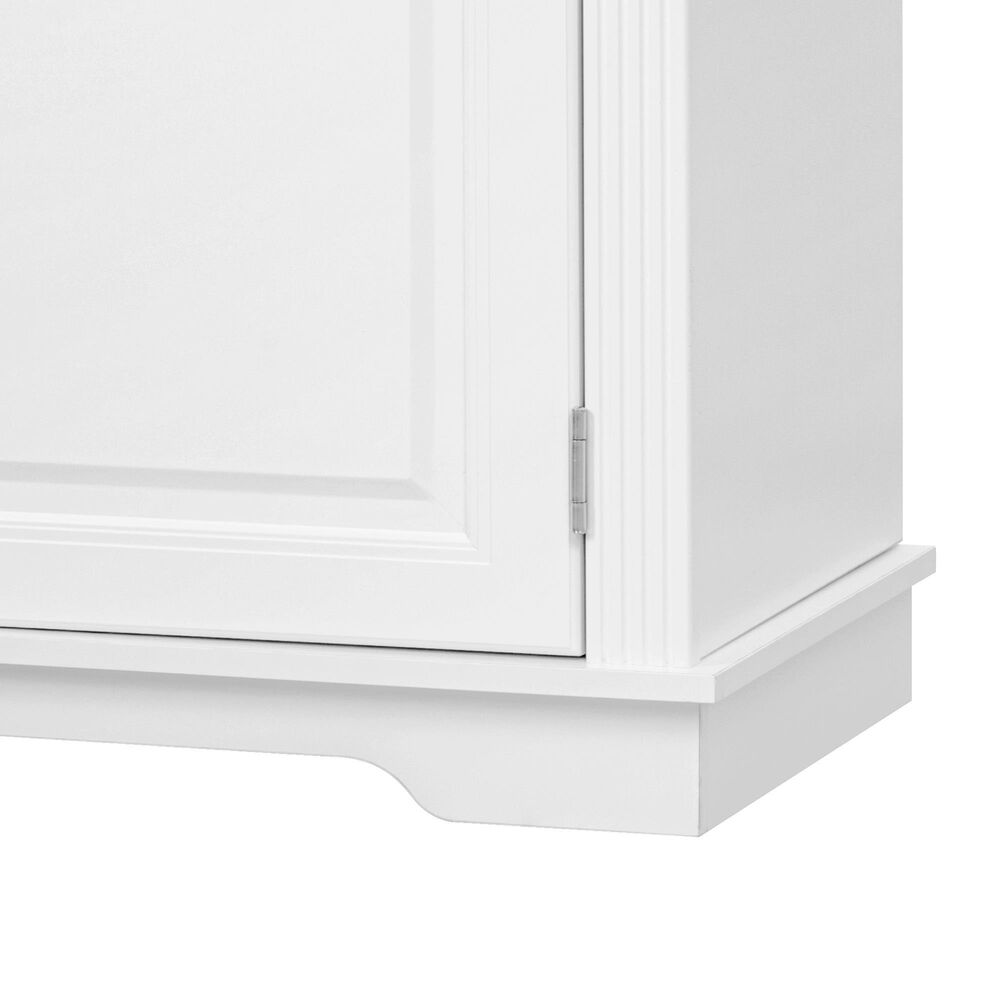 HOMLUX HOMLUX 71" Tall Kitchen Pantry Cabinet with 3 Pull Out Cabinet Organizers, Farmhouse Embossed Texture Storage Cabinet with 6 Door Shelves, 2 Drawers, Freestanding Cupboard for Kitchen, Dining Room White, , large