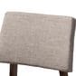 Baxton Studio Colton Bar Stool with Light Gray Cushion in Walnut Brown (Set of 2), , large